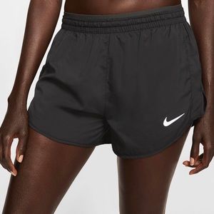 Black Nike running shorts